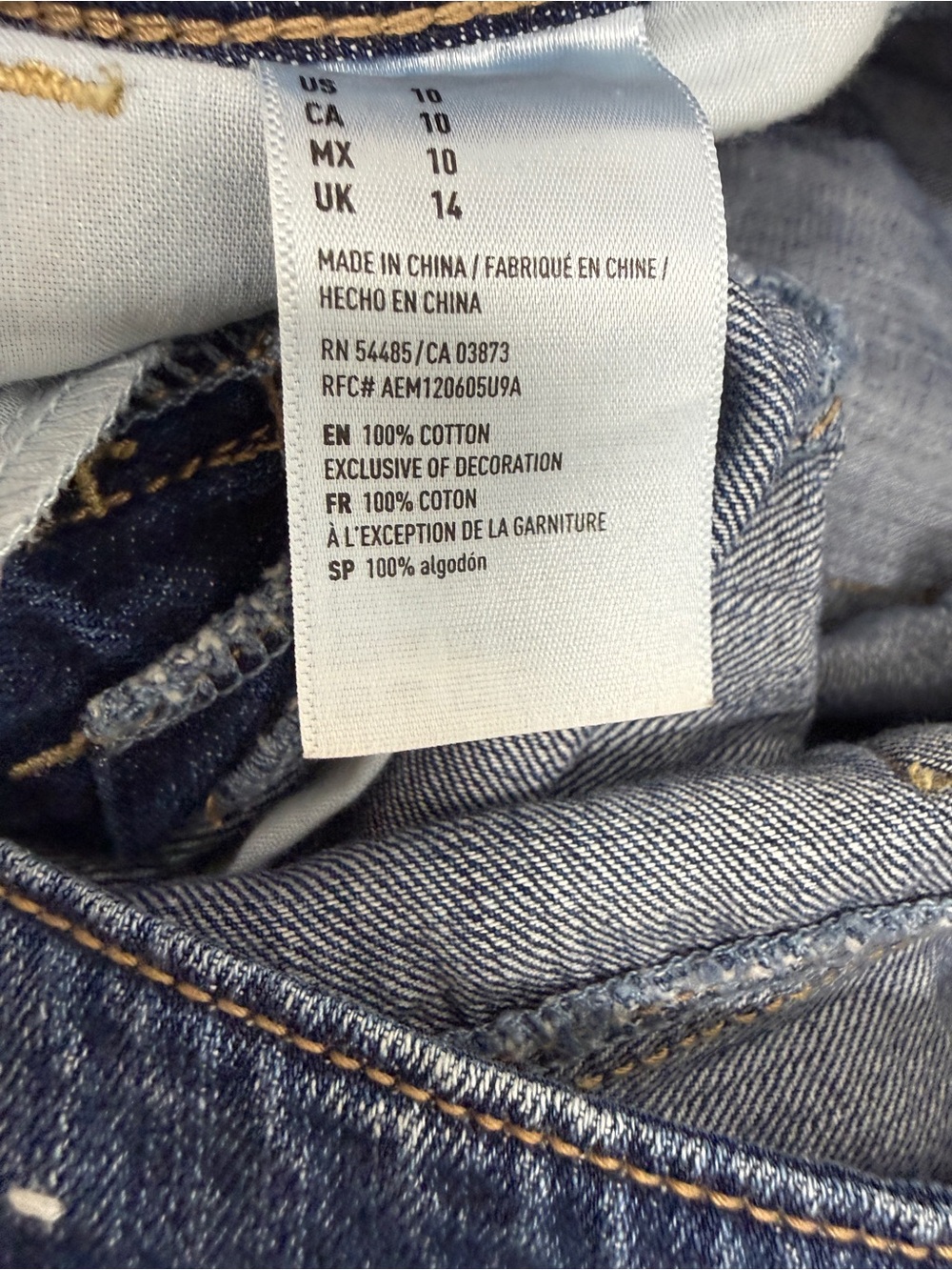 American Eagle Outfitters Distressed Bermuda Jean Shorts 10 - Picture 4 of 8